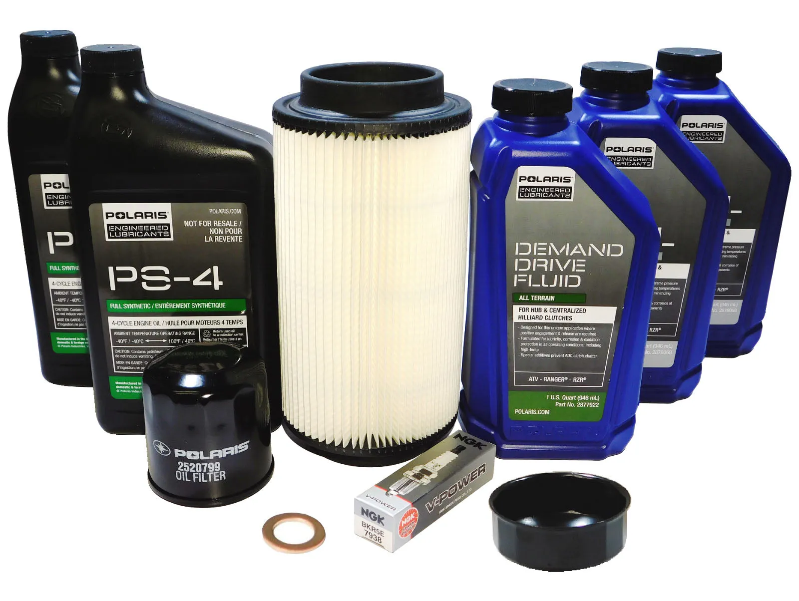 1996-2000 Polaris Sportsman Scrambler 500 OEM Full Service Kit & Filter POL155