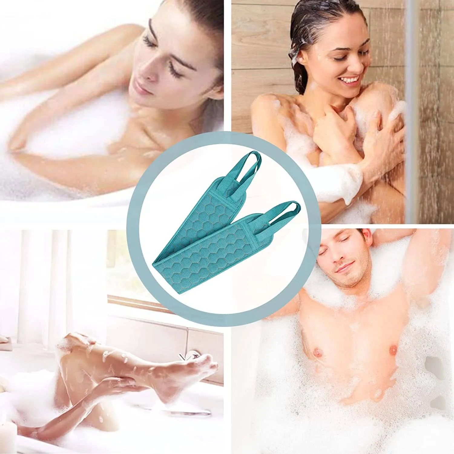 2-Pack: Exfoliating Body Scrubber Set