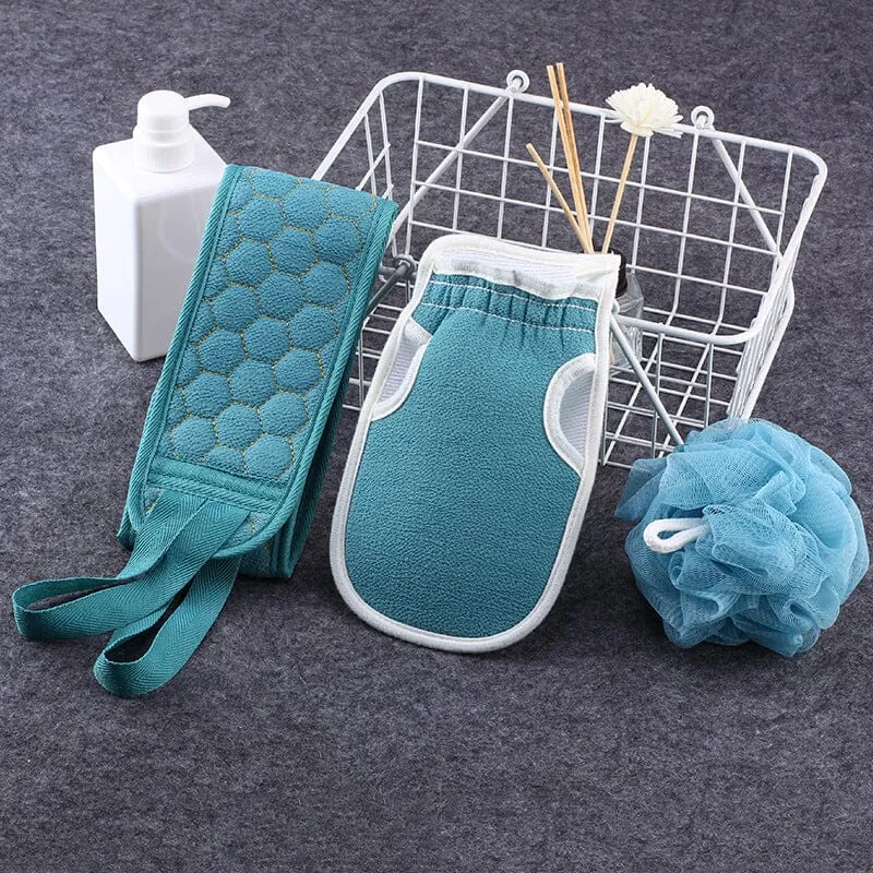 2-Pack: Exfoliating Body Scrubber Set