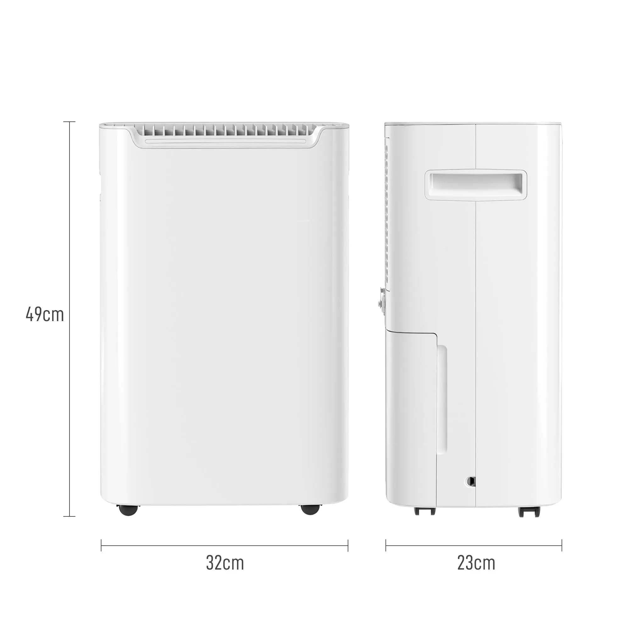 20L/Day Dehumidifier for Home Damp, with 24H Timer, White