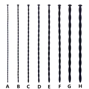 8 Sizes BDSM Safe Silicone Urethral Penis Plug