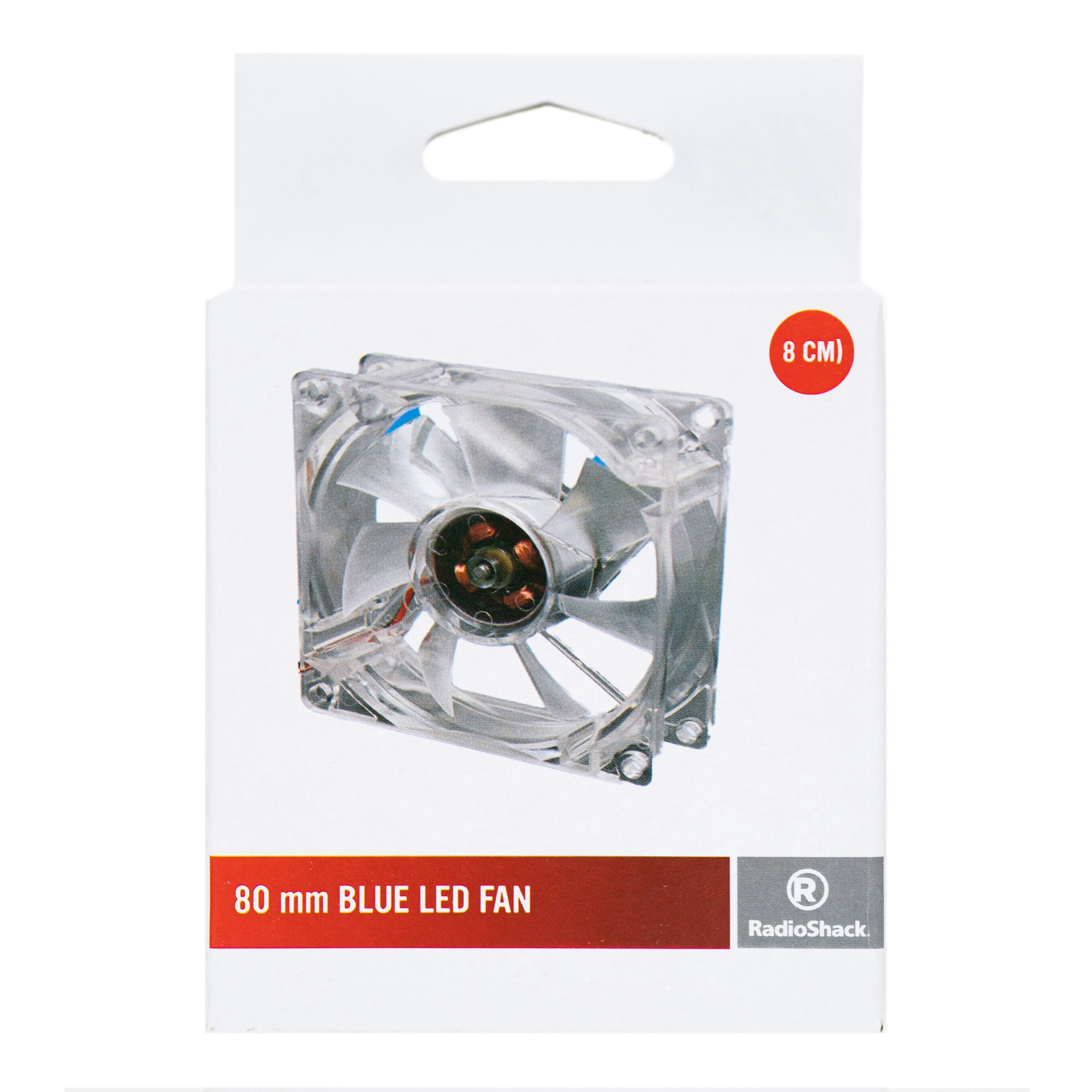 80mm Blue LED Fan