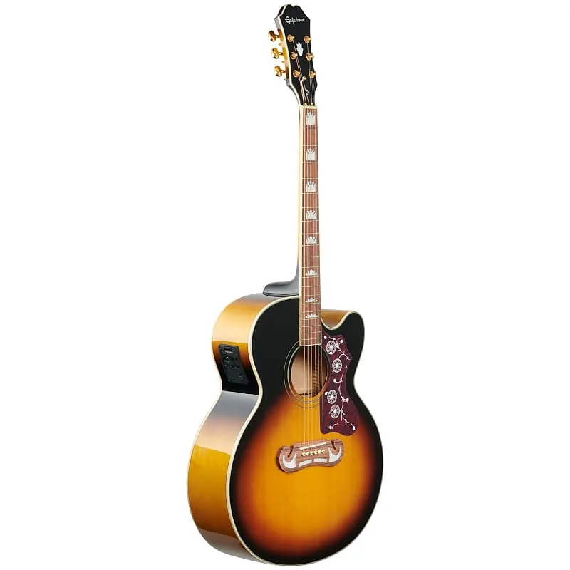 Acoustic electric guitar Epiphone J-200 EC Studio