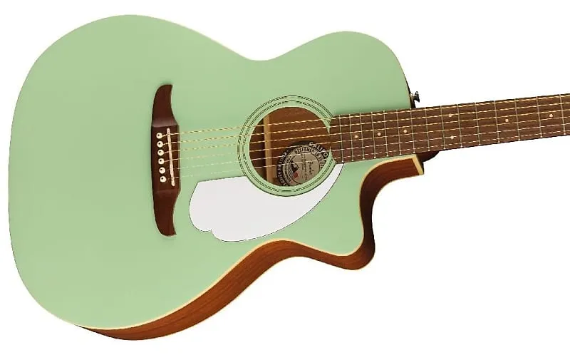 Acoustic guitar Fender Newporter Player Acoustic Electric Guitar Seafoam Green