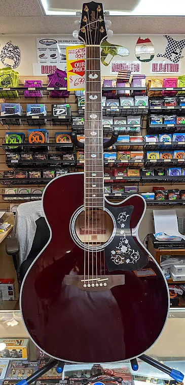 Acoustic guitar Takamine GN75CE WR G70 Series NEX Cutaway Acoustic/Electric Guitar Wine Red