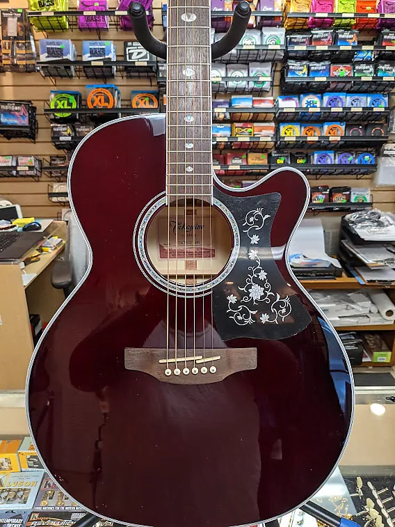 Acoustic guitar Takamine GN75CE WR G70 Series NEX Cutaway Acoustic/Electric Guitar Wine Red