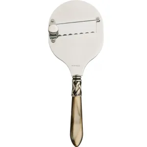 ALADDIN OLD SILVER-PLATED RING TRUFFLE SLICER