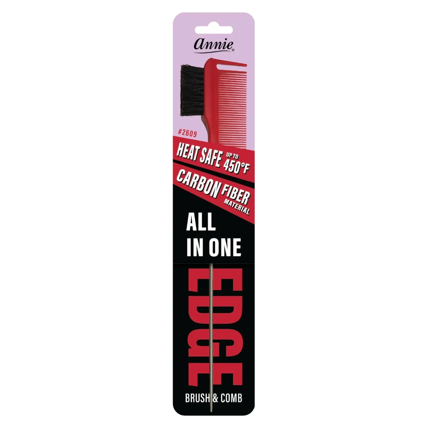 Annie All In One Edge Brush Natural Boar Bristle Asst.