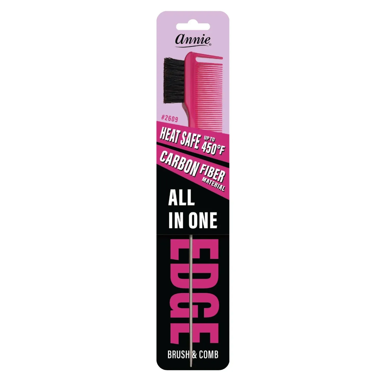 Annie All In One Edge Brush Natural Boar Bristle Asst.