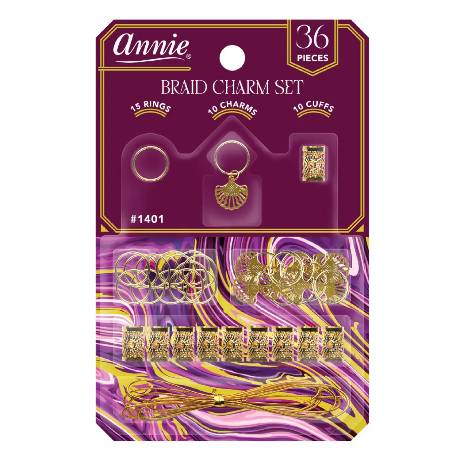 Annie Braid Charm Set, Fan