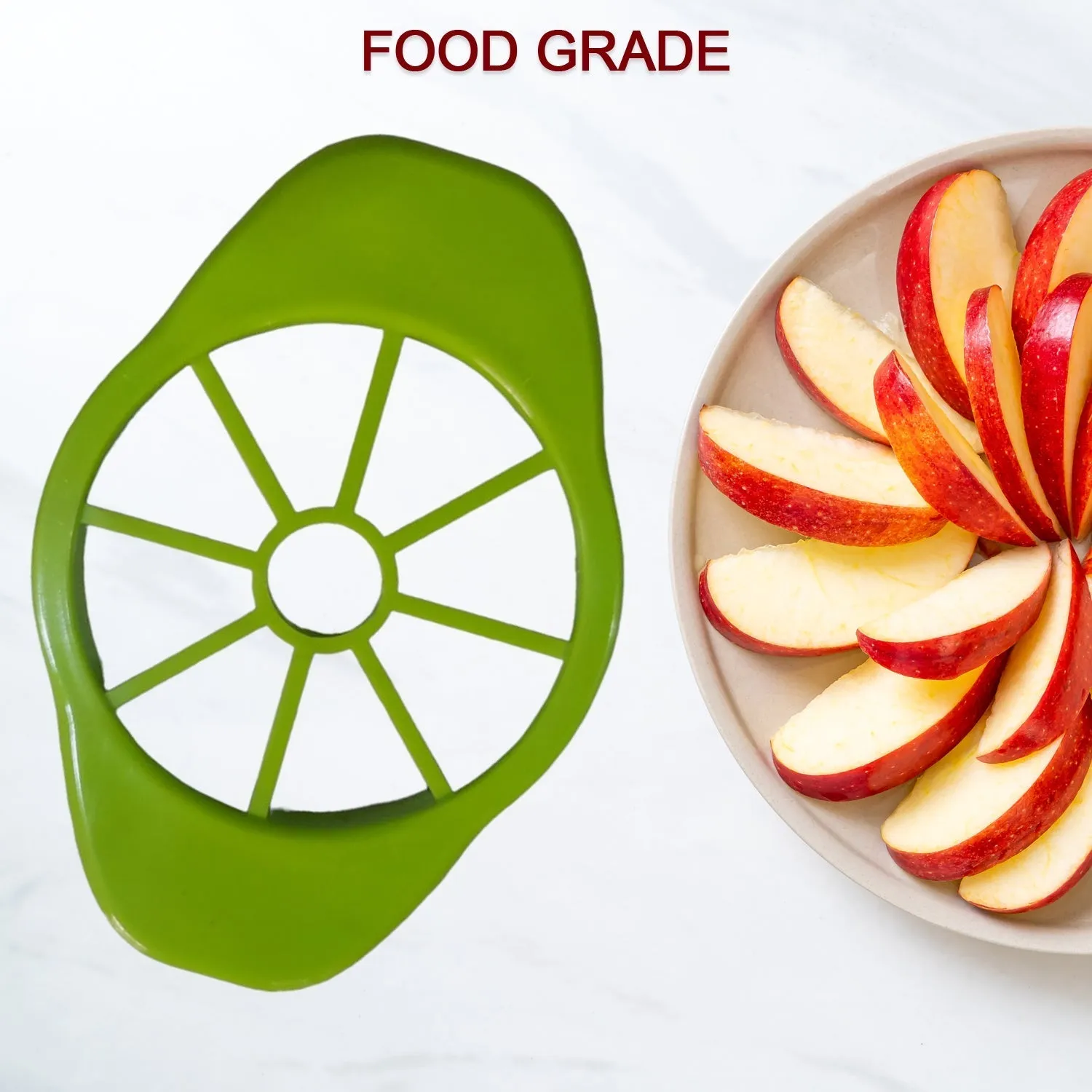 Apple Cutter / Slicer with plastic 8 Blades Heavy Plastic Apple Cutter