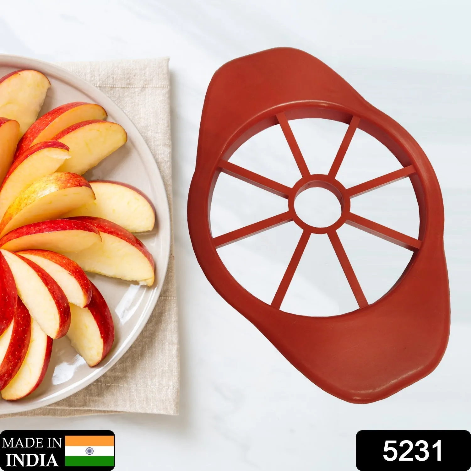 Apple Cutter / Slicer with plastic 8 Blades Heavy Plastic Apple Cutter