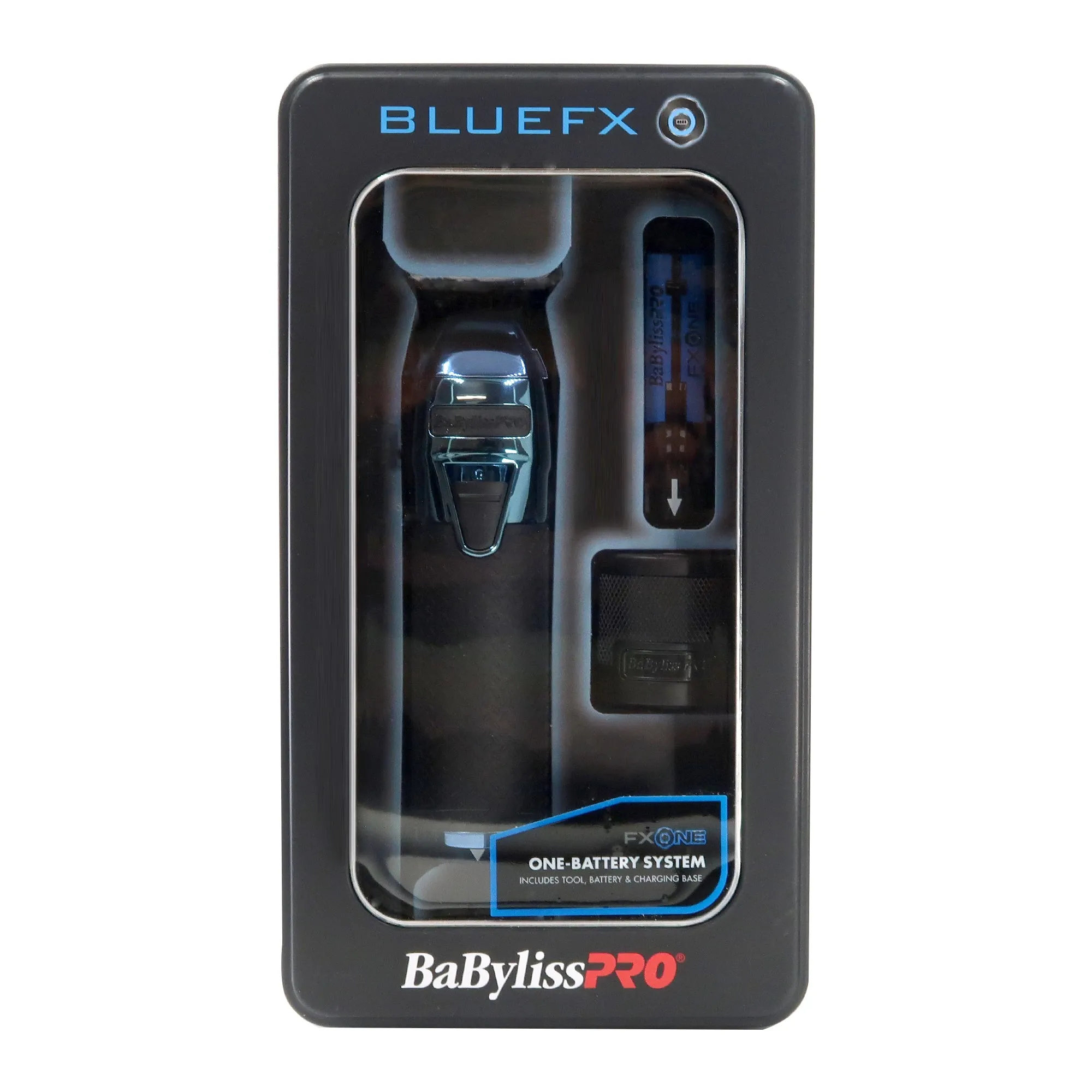 BaByliss Pro FXONE BLUEFX All-Metal Interchangeable-Battery Trimmer #FX799BL