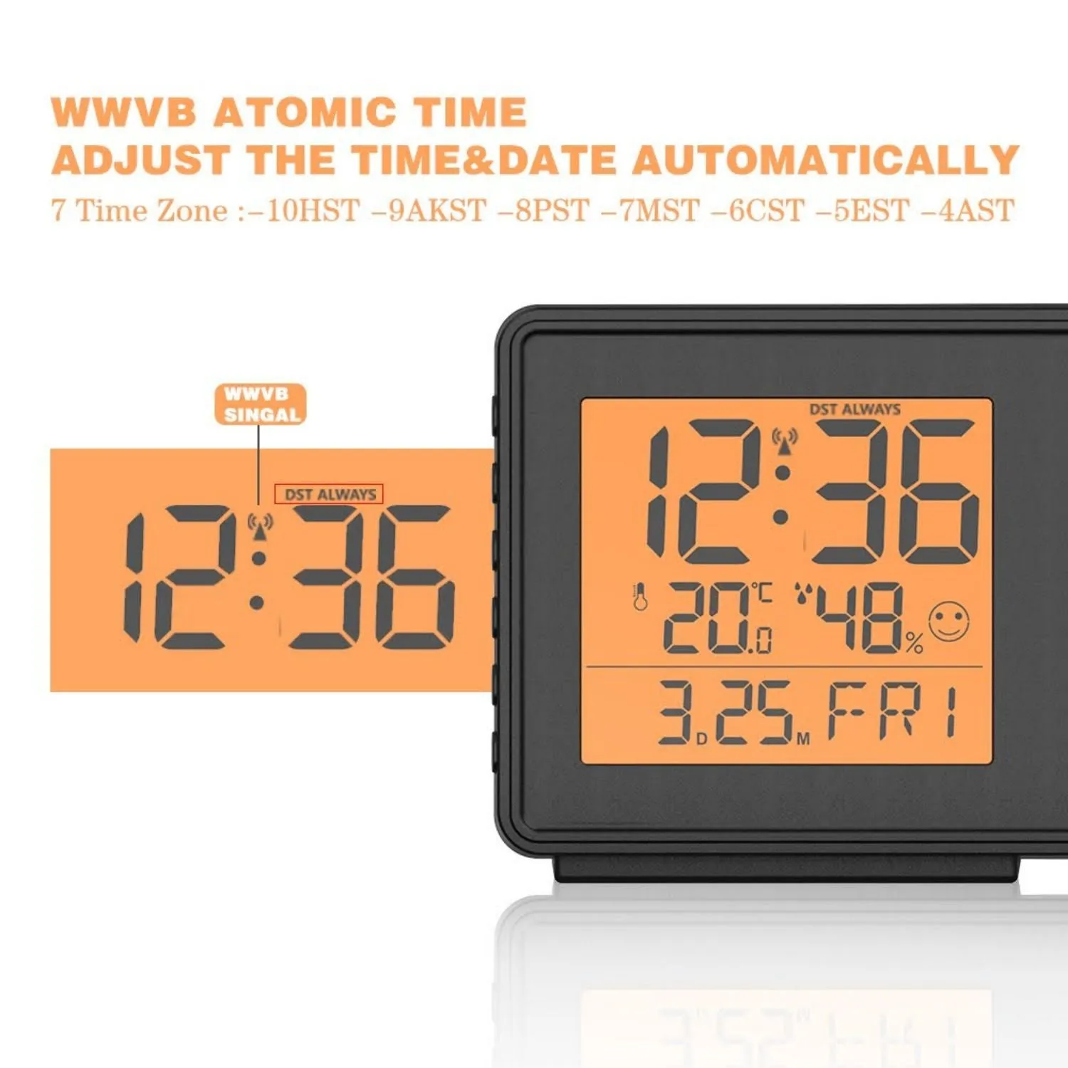 BALDR Projection Alarm Clock