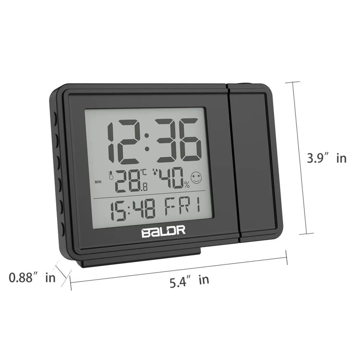 BALDR Projection Alarm Clock