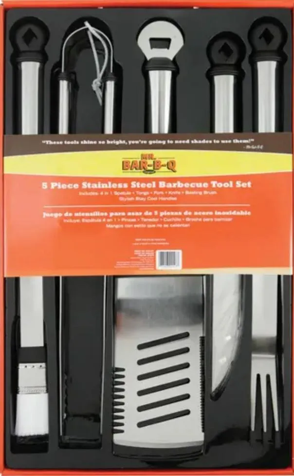 Barbecue 5pc Tool Set