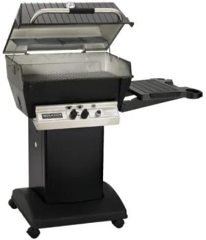 Broilmaster Deluxe Series 27-Inch Freestanding Natural Gas Grill with 2 Standard Burners in Black (H3PK1N)