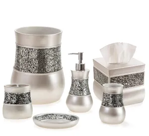 Brushed Nickel 6 Piece Bathroom Accessories Set (Wholesale)