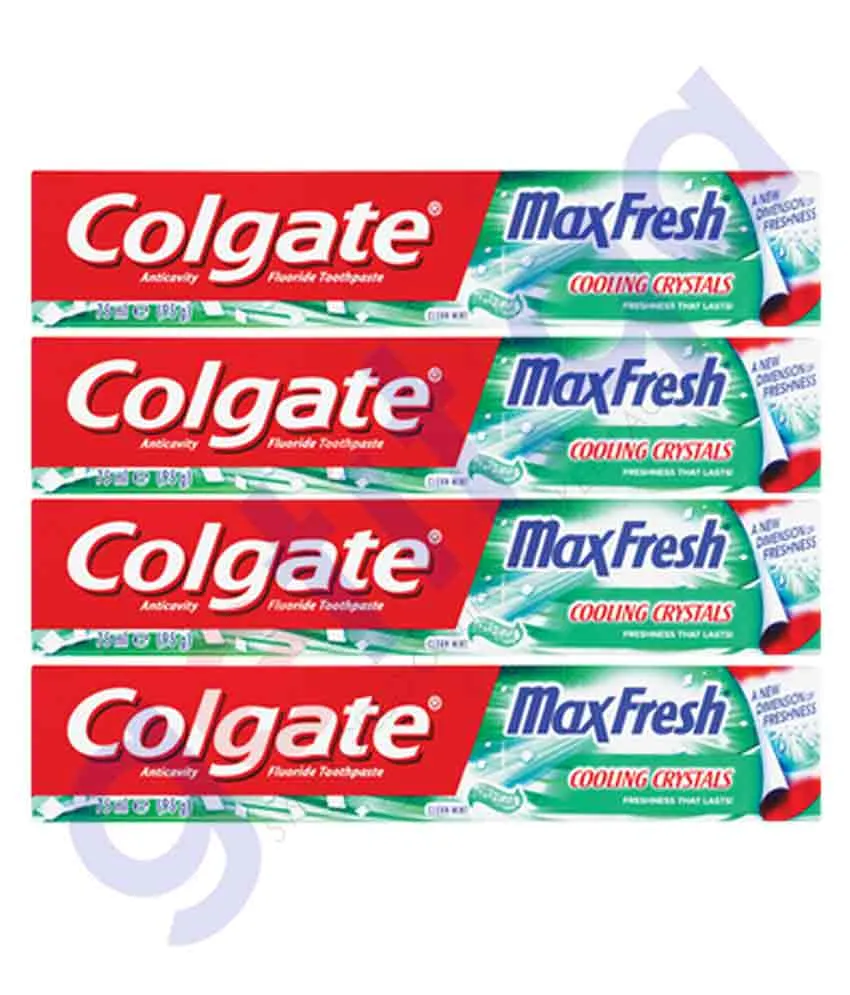 COLGATE MAX FRESH CLEAN MINT 4X75ML SPECIAL OFFER