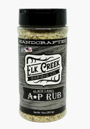 Elk Creek Black Label All Purpose BBQ Rub 13oz