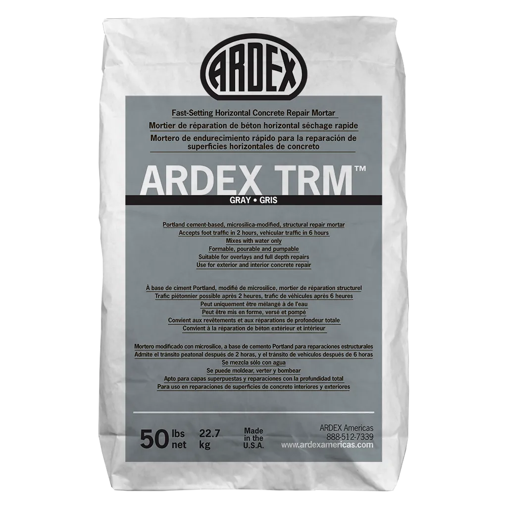 Fast-Setting Horizontal Concrete Repair Mortar - Ardex TRM™ 50LB