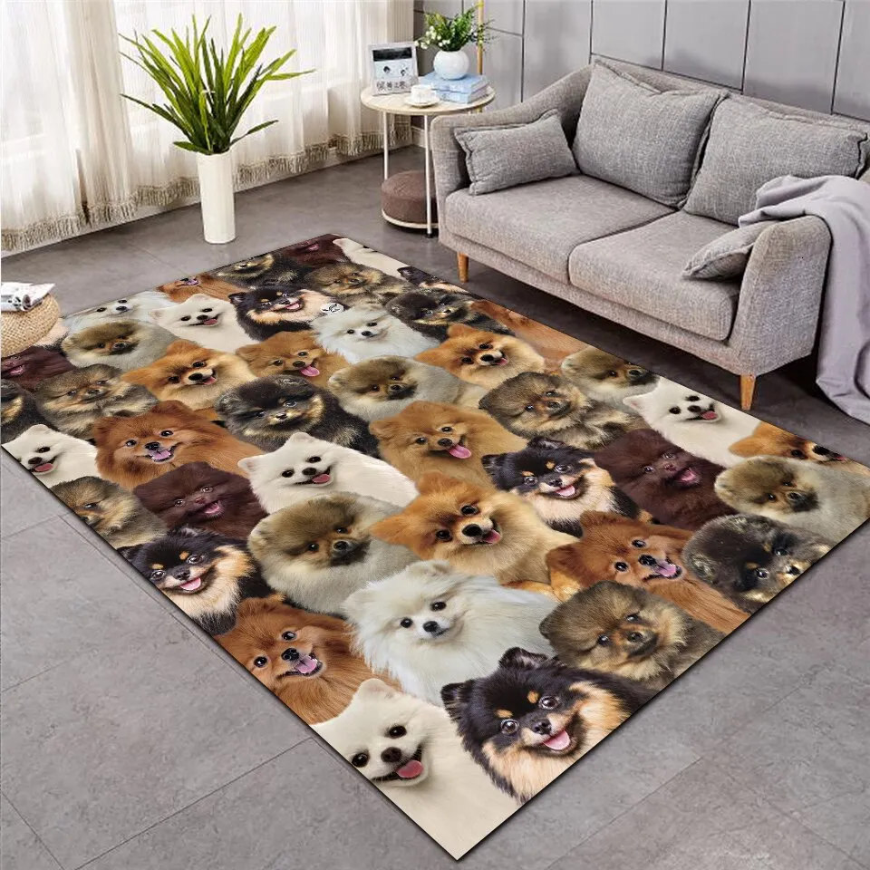 Floor Rug Breed Themed Breed Specific Floor Rug Mat Carpet 3D Medium to Large Sizes