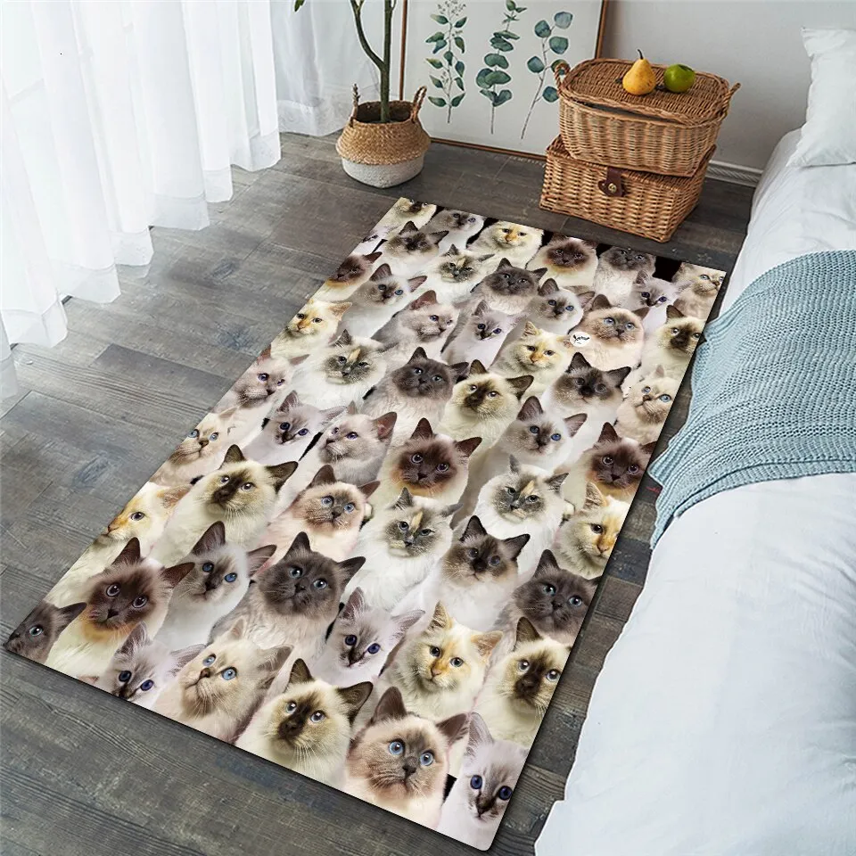 Floor Rug Breed Themed Breed Specific Floor Rug Mat Carpet 3D Medium to Large Sizes