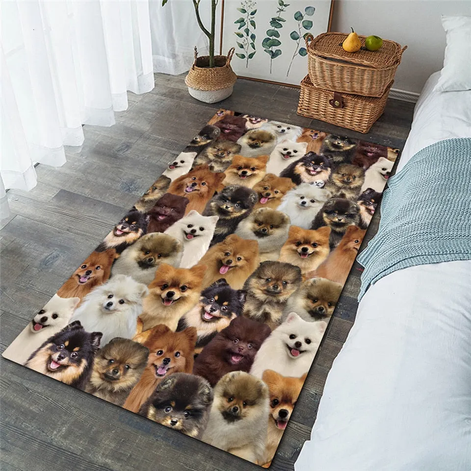 Floor Rug Breed Themed Breed Specific Floor Rug Mat Carpet 3D Medium to Large Sizes