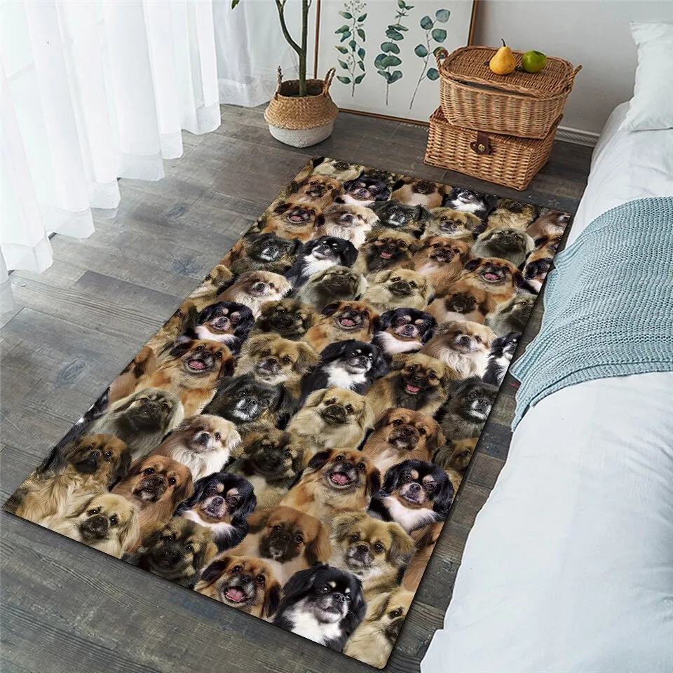 Floor Rug Breed Themed Breed Specific Floor Rug Mat Carpet 3D Medium to Large Sizes