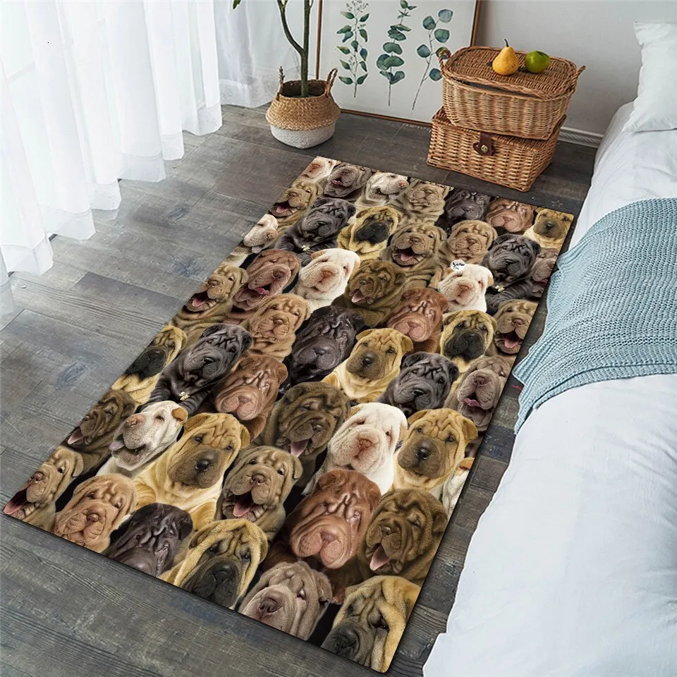 Floor Rug Breed Themed Breed Specific Floor Rug Mat Carpet 3D Medium to Large Sizes