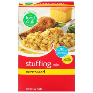 Food Club Cornbread Stuffing 6.0oz(BEST BY 18 NOV 2022)