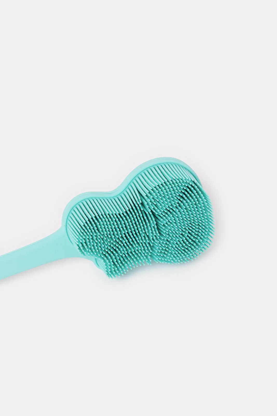 Green Soft Silicone Bath Brush With Back Scrubber