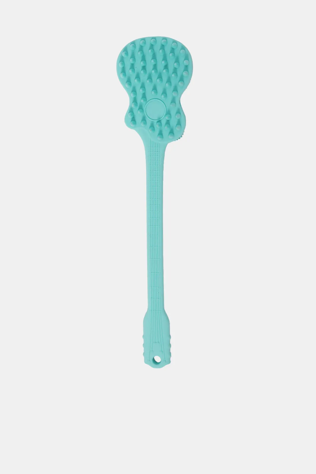 Green Soft Silicone Bath Brush With Back Scrubber