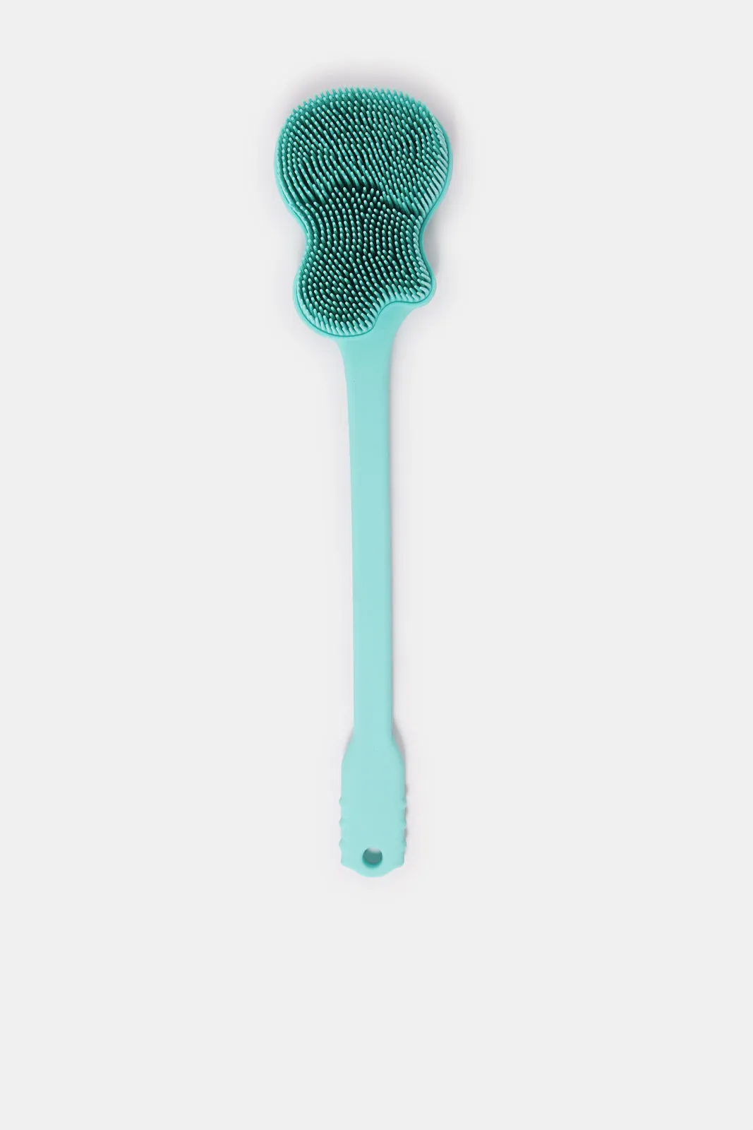 Green Soft Silicone Bath Brush With Back Scrubber