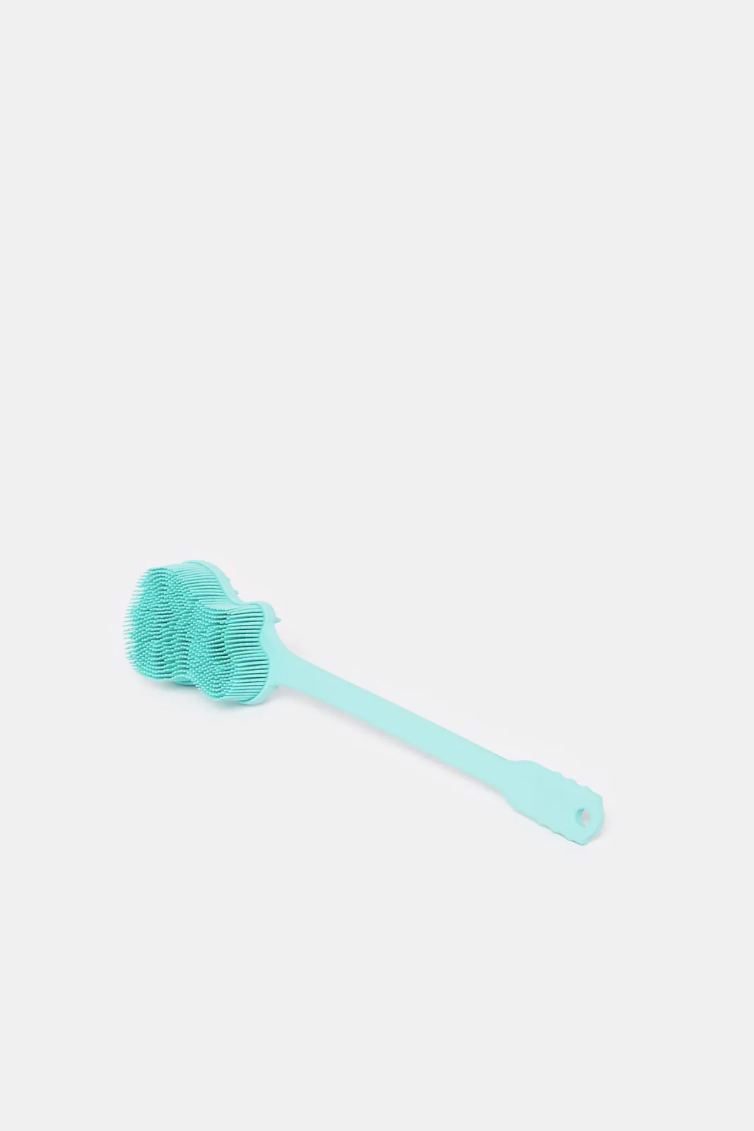 Green Soft Silicone Bath Brush With Back Scrubber