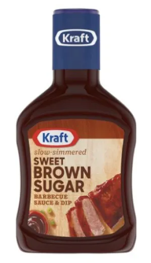 Kraft Sweet Brown Sugar BBQ Sauce 18oz