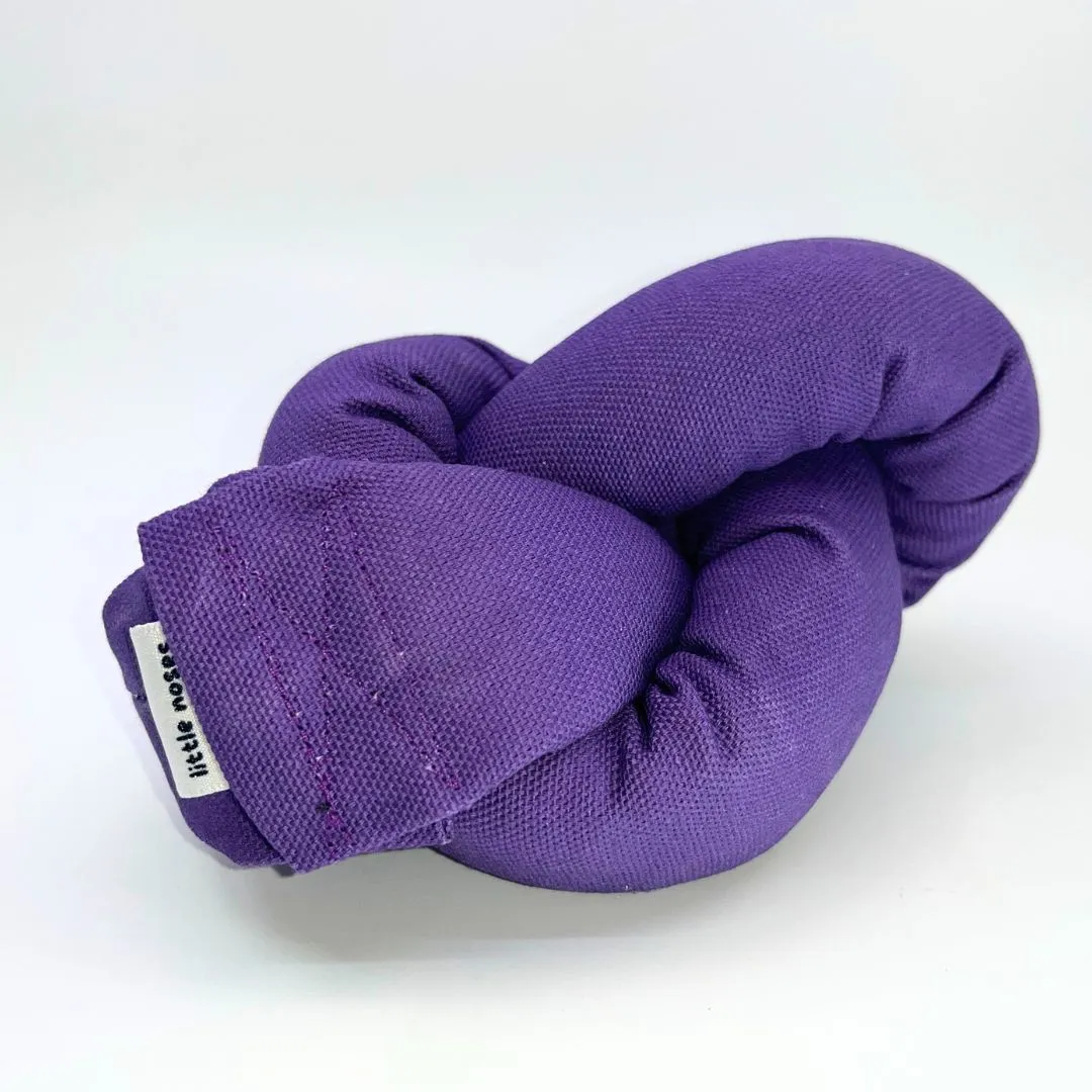 Little Noses Boutique Canvas Puzzle Toy Knot - Violet