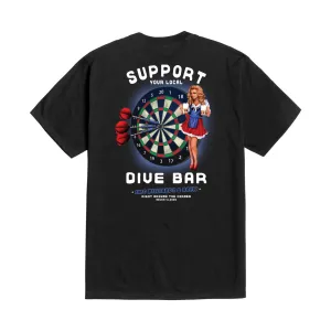 LOSER MACHINE DARTS & BEER TEE BLACK