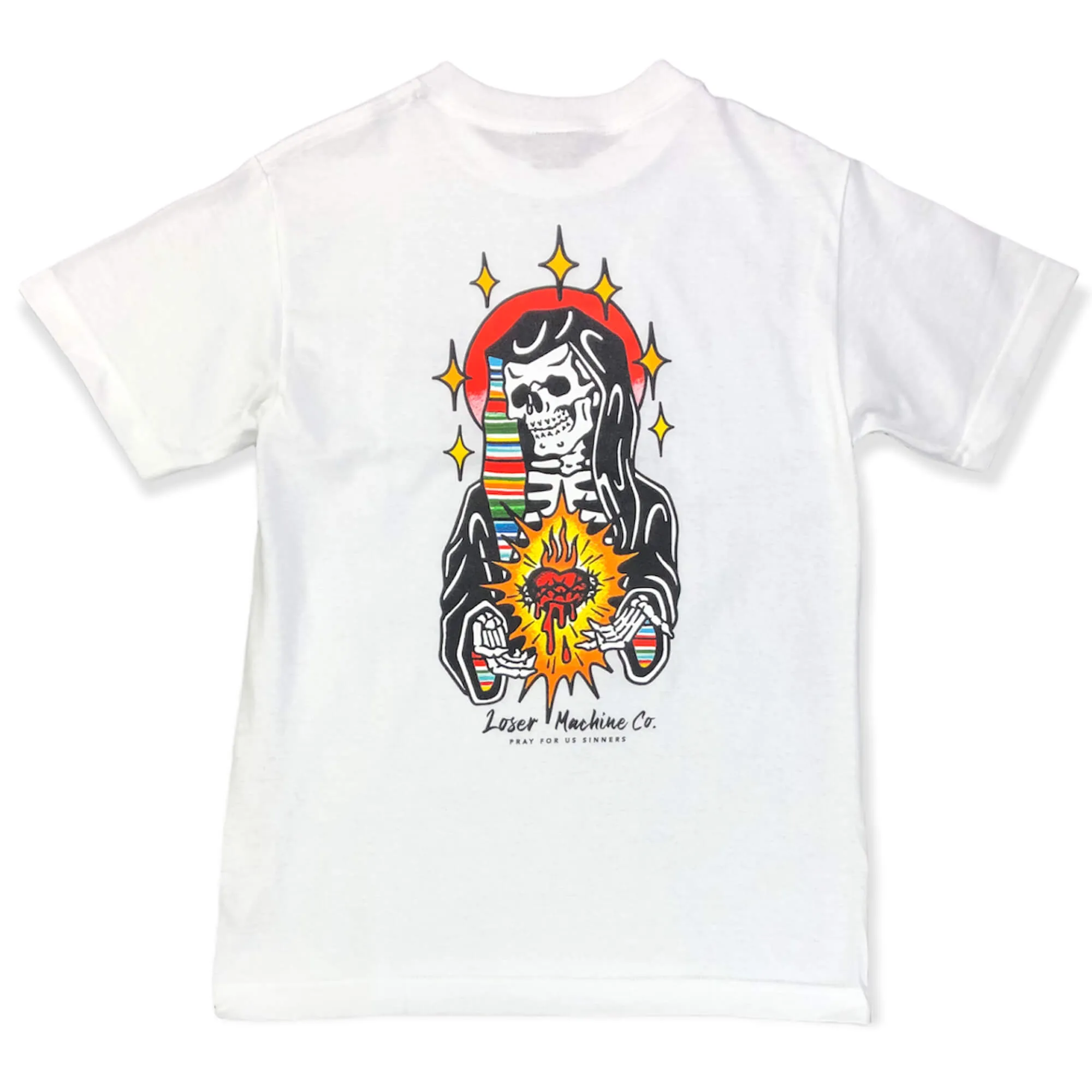 LOSER MACHINE T-SHIRT - SANCTIFY - WHITE