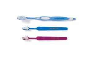 Medline MDS096082 Supersoft Gentle Toothbrush, Silk, Individually Wrapped