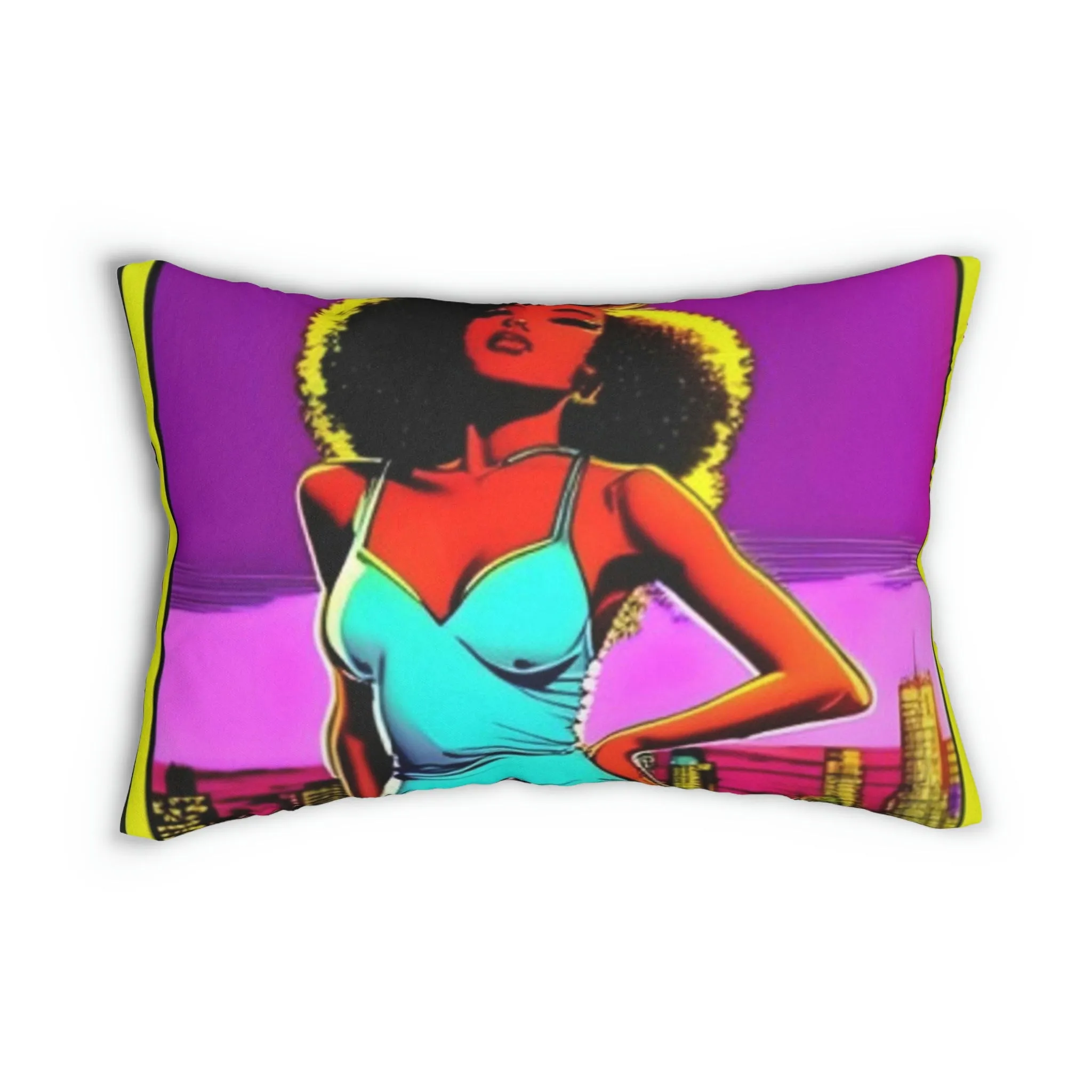 MyDreamMyTee  Beautiful Girls Polyester Lumbar Pillow