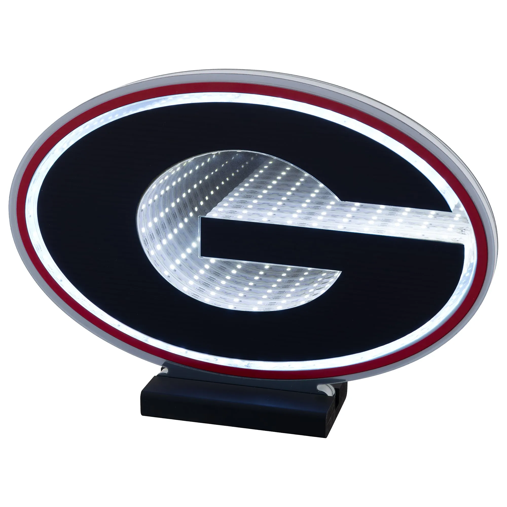 NCAA LED Infinity Logo Light - Georgia Bulldogs