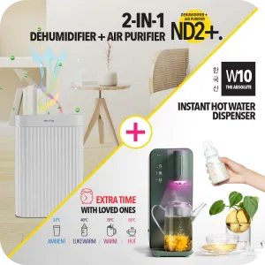 Non-Refundable Pre-Payment for New Homeowners - Bundle Set: Dehumidifier   Air Purifier The 2-In-1 ND2  & Instant Hot Water Dispenser W10