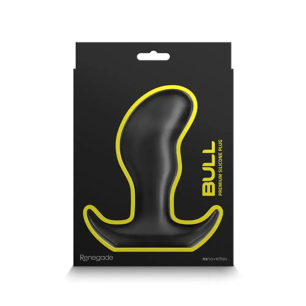 Ns Novelties Silicone Black Medium Prostate Massager for Him