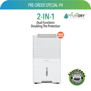 Pre-Order Special P4 - Air Purifier   Dehumidifier The 2-In-1 ND60 