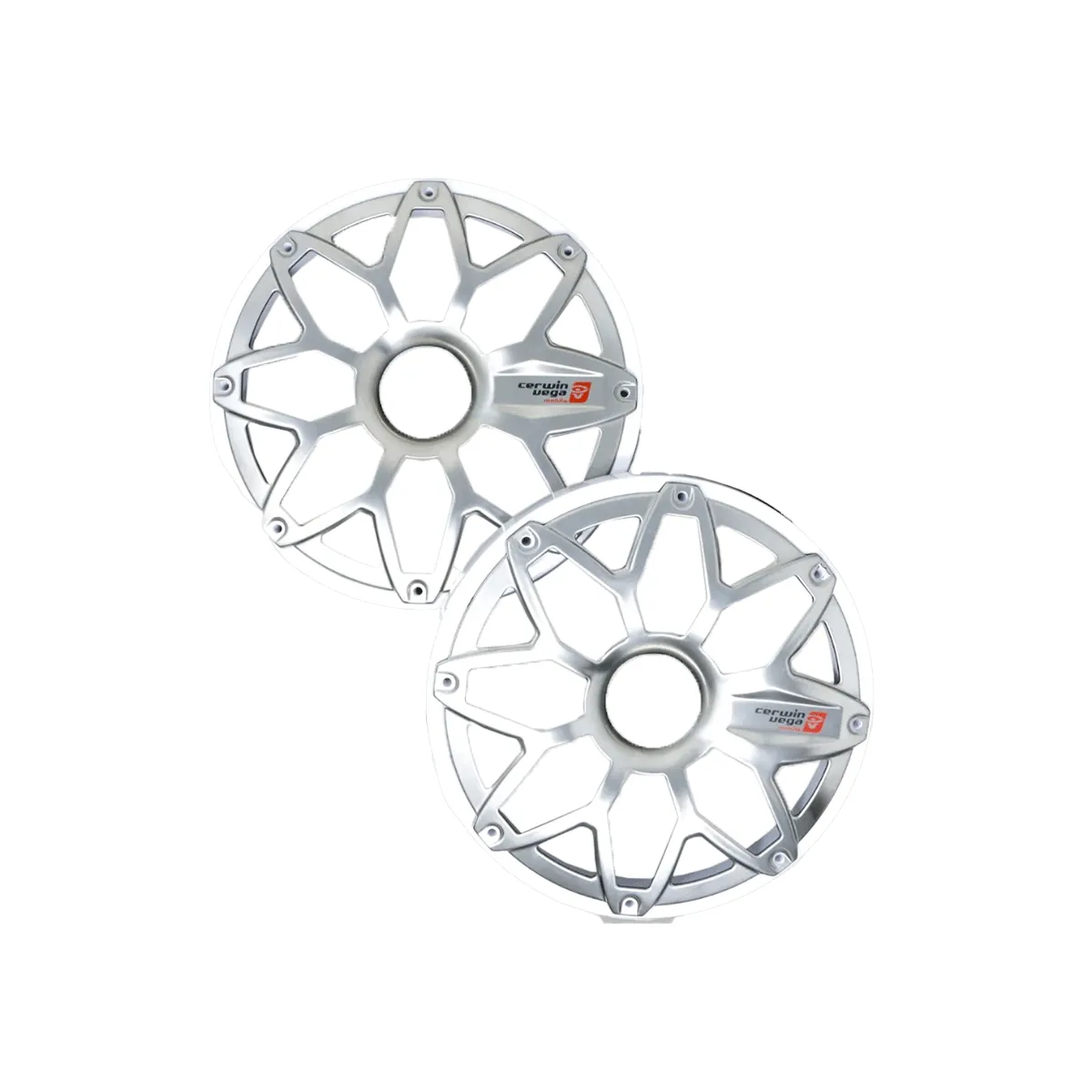 RPM Stroker 6.5” Flush Mount Speaker Grill, Pair (White) - SM65FGW