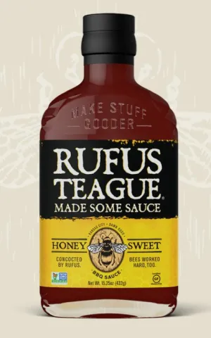 Rufus Honey Sweet BBQ Sauce 15.2oz