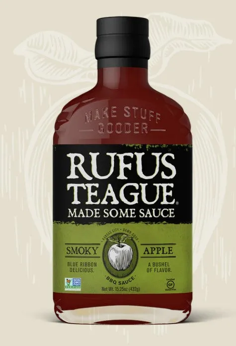 Rufus Smokey Apple BBQ Sauce 15.25oz