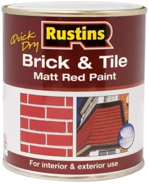 Rustins Brick and Tile Paint - Red 1L