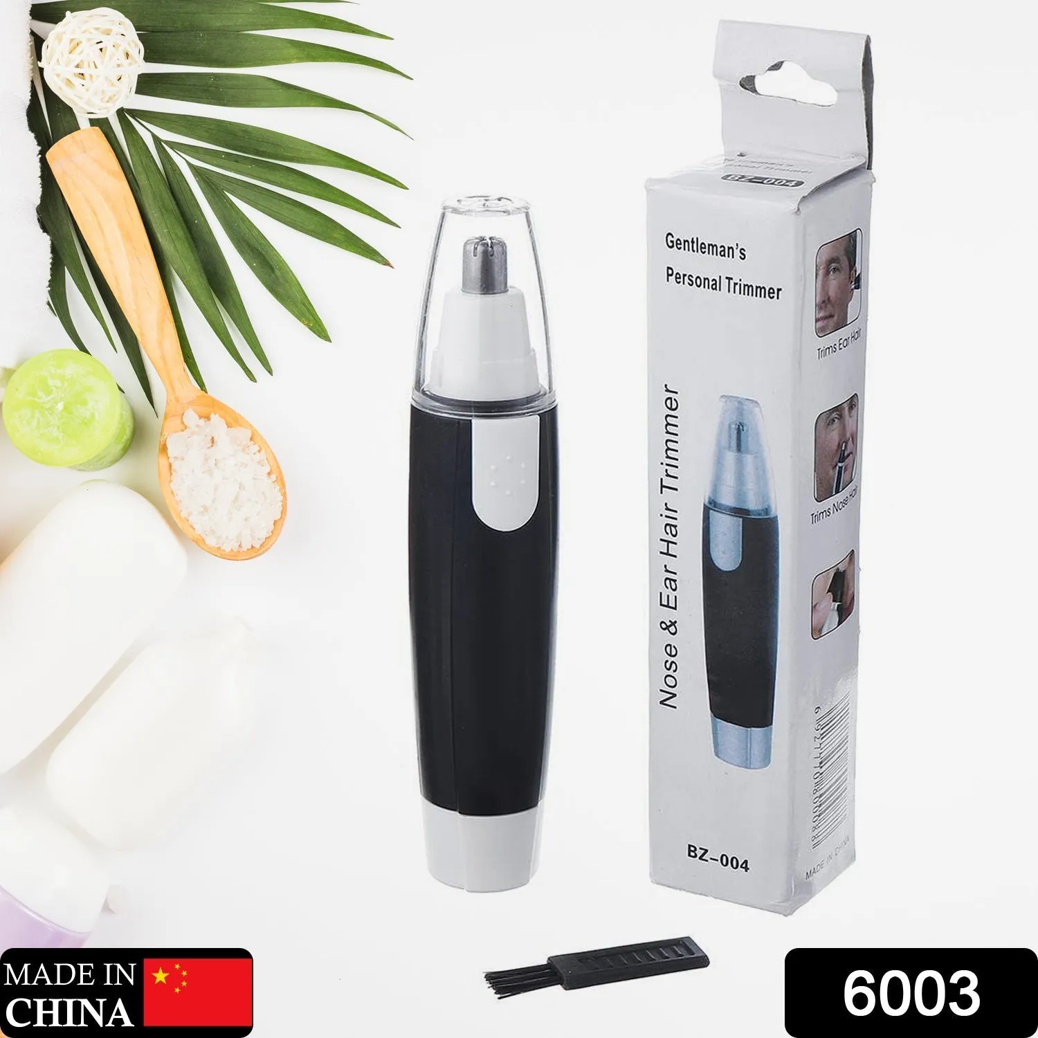 Sharp New Ear and Nose Hair Trimmer Professional Heavy Duty Steel Nose Clipper Battery-Operated.